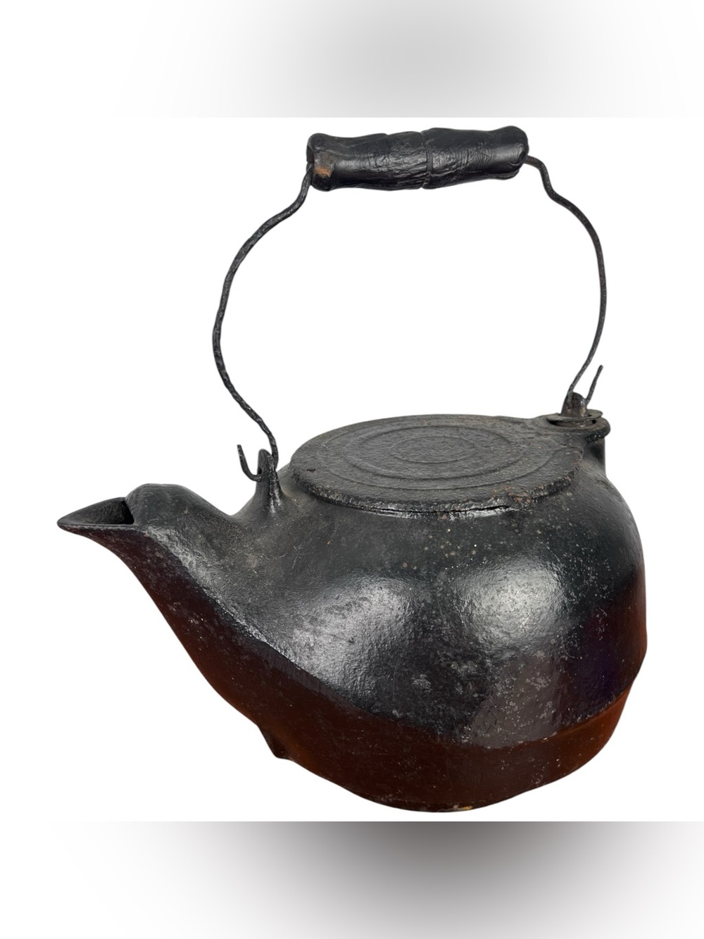 Antique Giles F. Filley's Excelsior Stove Works Cast Iron Tea Kettle Made In USA